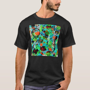 T-shirts Abstrato de Luta comida