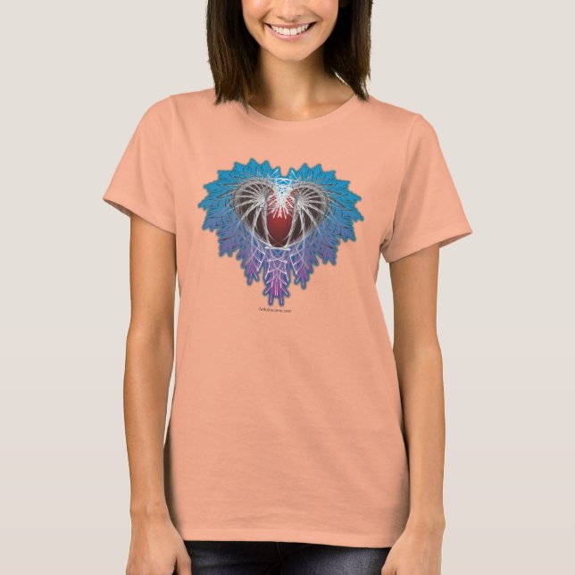 T-shirts Abstrato Heart (Frente)