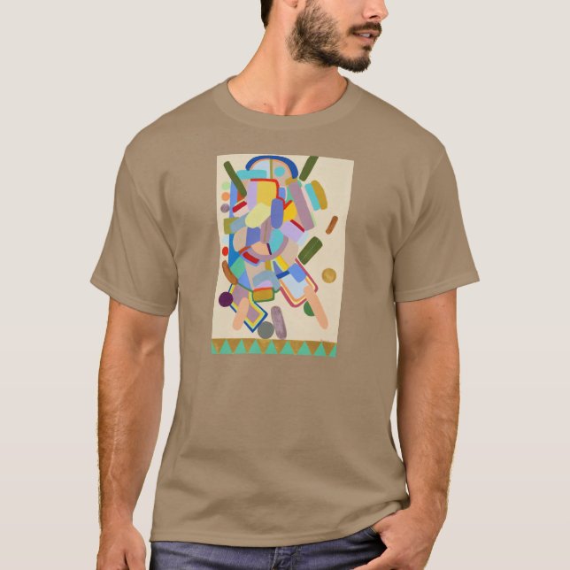 T-shirts "Abstrato" por Ruchell Alexander (Frente)