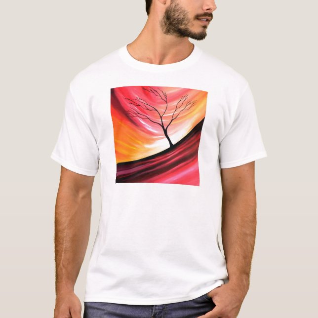 T-shirts Abstrato Tree - Arte Moderna (Frente)