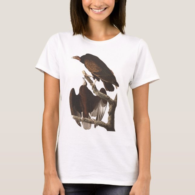 T-shirts Abutre turco de Audubon (Frente)