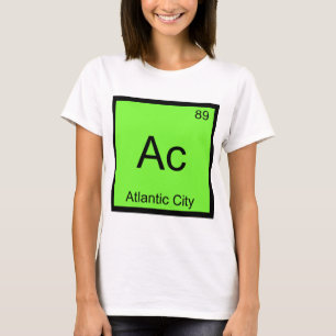 T-shirts Ac - Atlantic City Chemistry - Símbolo de Element