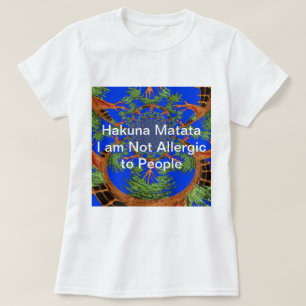 T-shirts Acacia Alchemy: Eu não sou alérgico à arte Pessoas