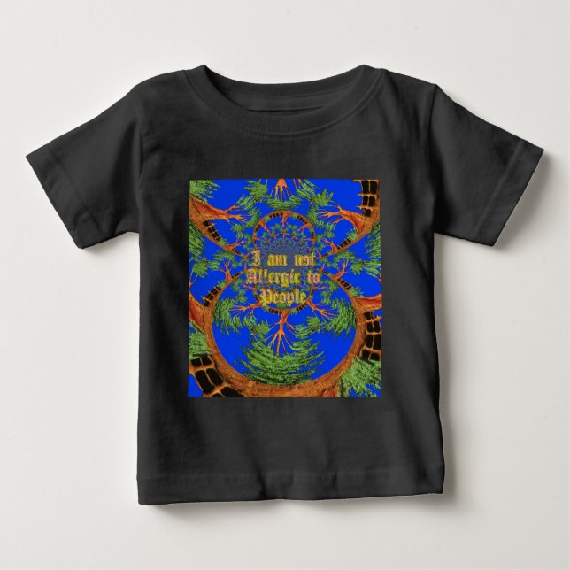 T-shirts Acacia Alchemy: Eu não sou alérgico à arte Pessoas (Frente)