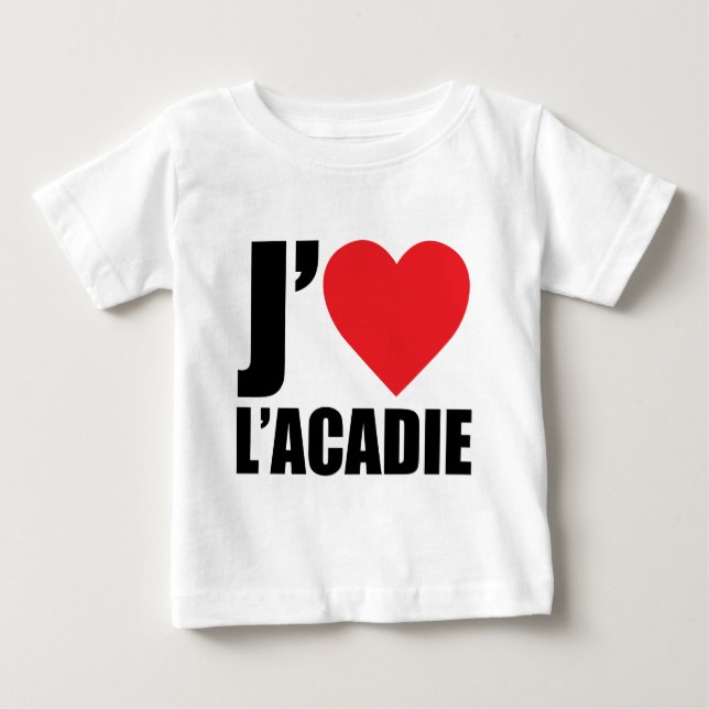 T-shirts Acadie de J'aimeL (Frente)