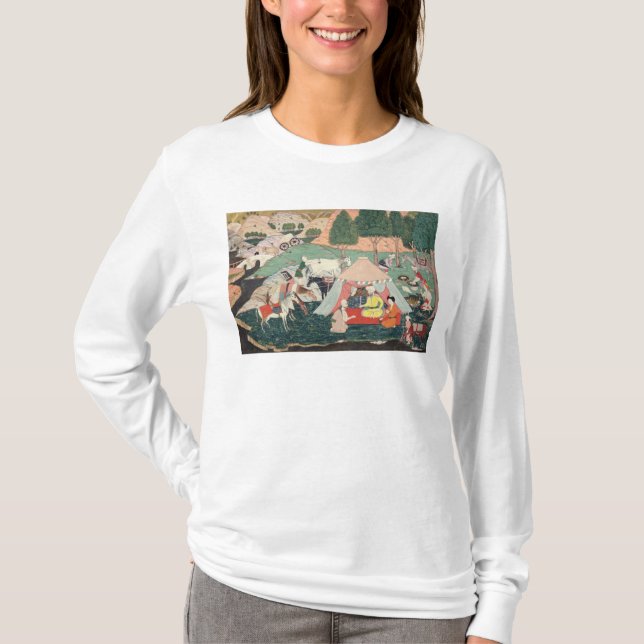 T-shirts Acampamento de um príncipe (Frente)