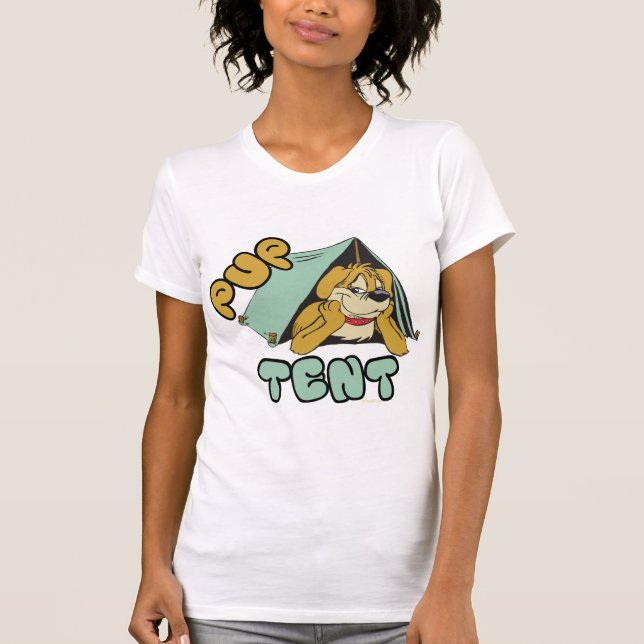 T-shirts Acampamento Pup Tent (Frente)