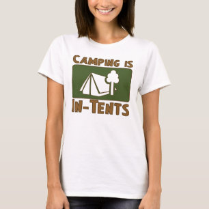 T-shirts Acampar é intenções