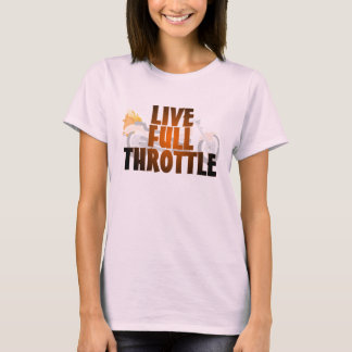 T-shirts acelerador a fundo