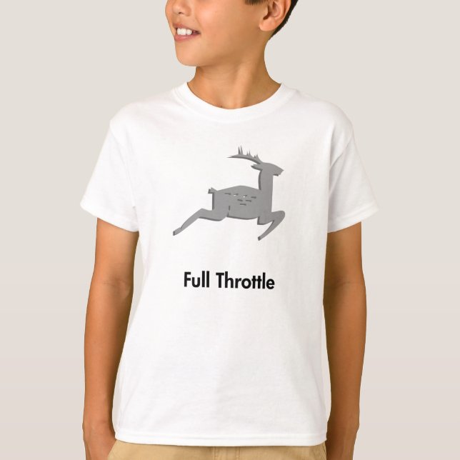 T-shirts Acelerador do Cheio da Reindet (Frente)