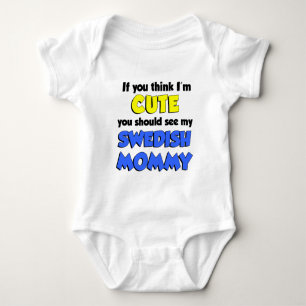 T-shirts Acho que sou Mamãe sueca bonita