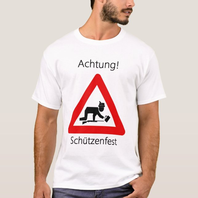 T-shirts Achtung! Schutzenfest (Frente)