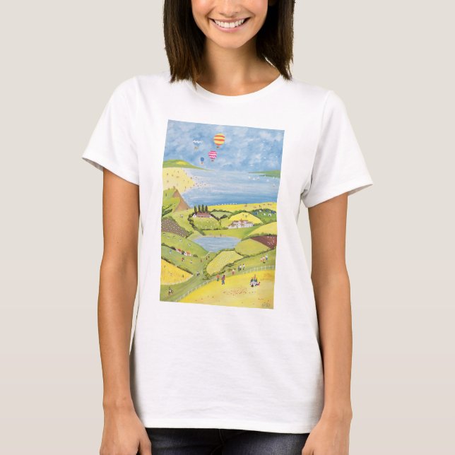 T-shirts Acima de ascendente e afastado (Frente)