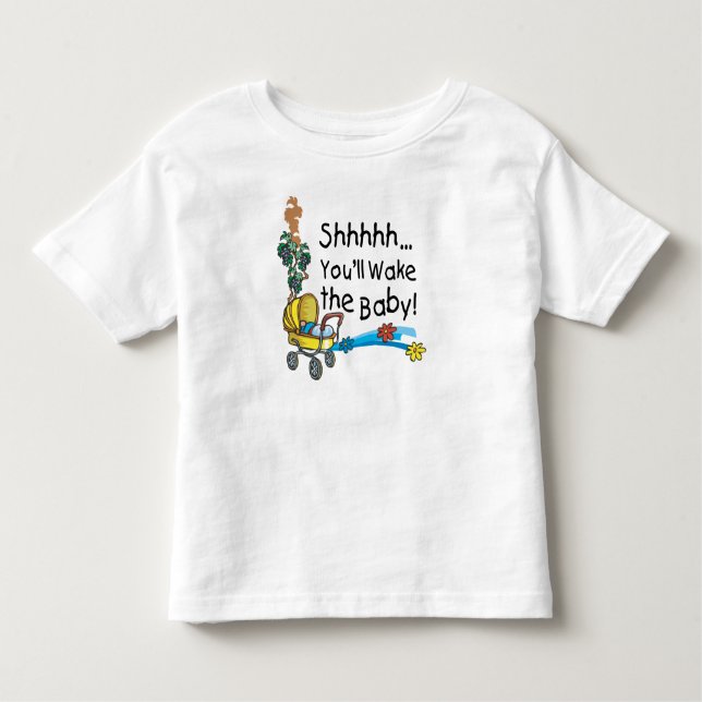 T-shirts Acordar o bebê (Frente)