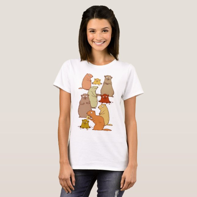 T-shirts Acorde Groundhogs! (Frente Completa)