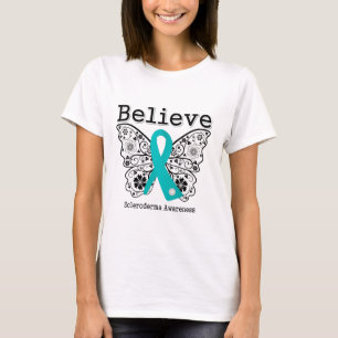 T-shirts Acredite a consciência do Scleroderma