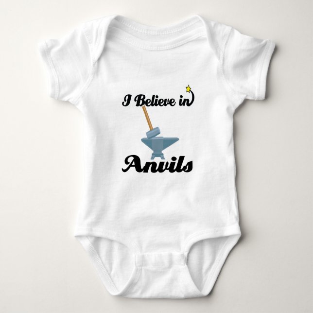 T-shirts acredito em anvils (Frente)