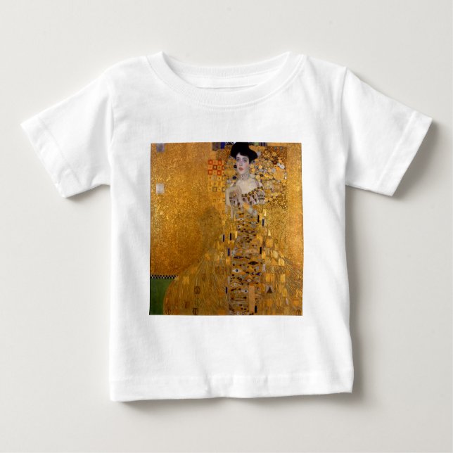 T-shirts Adele, A Senhora no Dourado - Gustav Klimt (Frente)