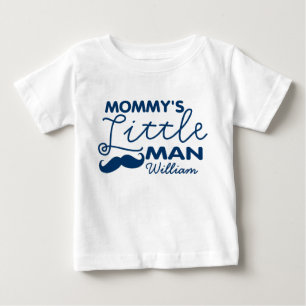 T-shirts Adicionar Nome Mamãe Homem Pequeno