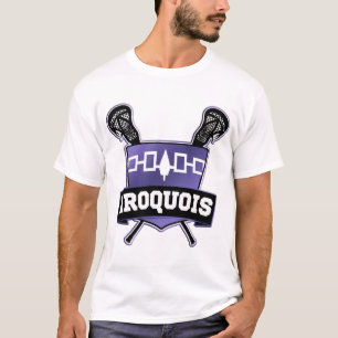 T-shirts Adicione seu próprio T Iroquois do Lacrosse do