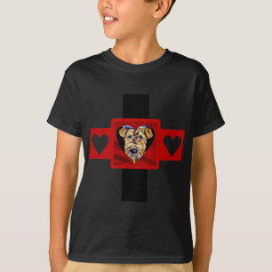 T-shirts "Adicione Seu Próprio Texto - Airedale