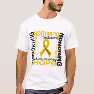 T-shirts Admiração de apoio honrando o cancer de 9