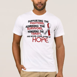 T-shirts Admiração de apoio honrando o cancer principal d