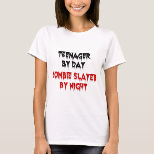 T-shirts Adolescente do Dia Zombie Slayer by Night