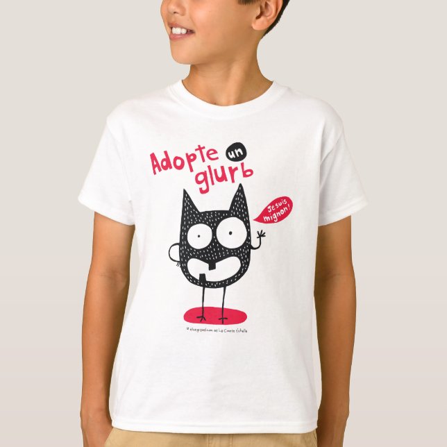 T-shirts Adoptado um glurb (Frente)