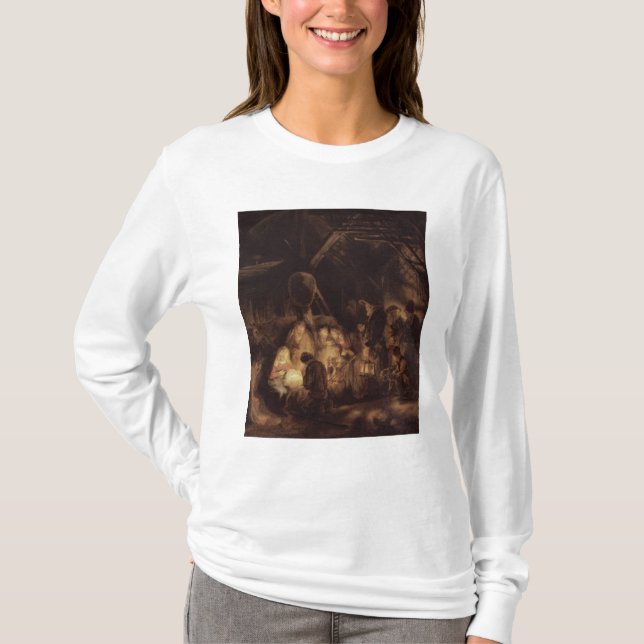 T-shirts Adoração dos pastores, 1646 (Frente)
