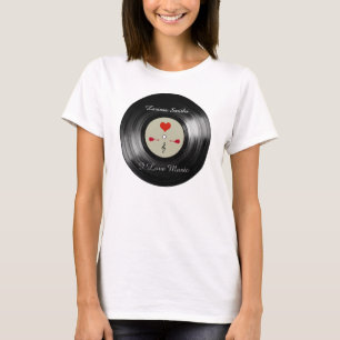 T-shirts Adorável teia musical para ela