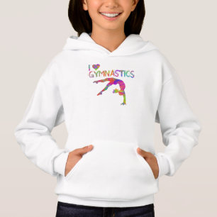 T-shirts Adoro ginástica Tie Dye Hoodie