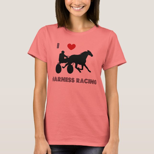 T-shirts Adoro Harness Racing (Frente)