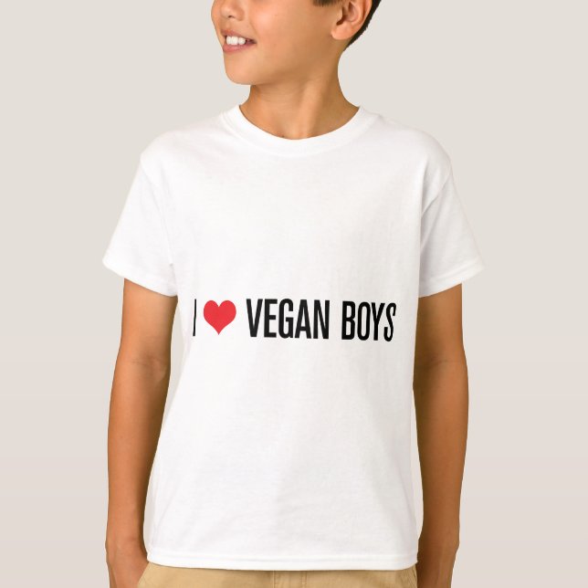 T-shirts Adoro Vegan Boys (Frente)