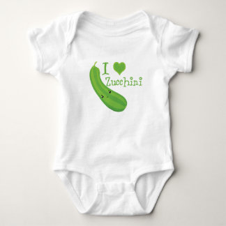 T-shirts Adoro Zucchini sorrindo Kawaii Zucchini