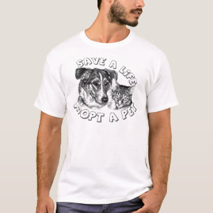 T-shirts Adote um animal de estimação