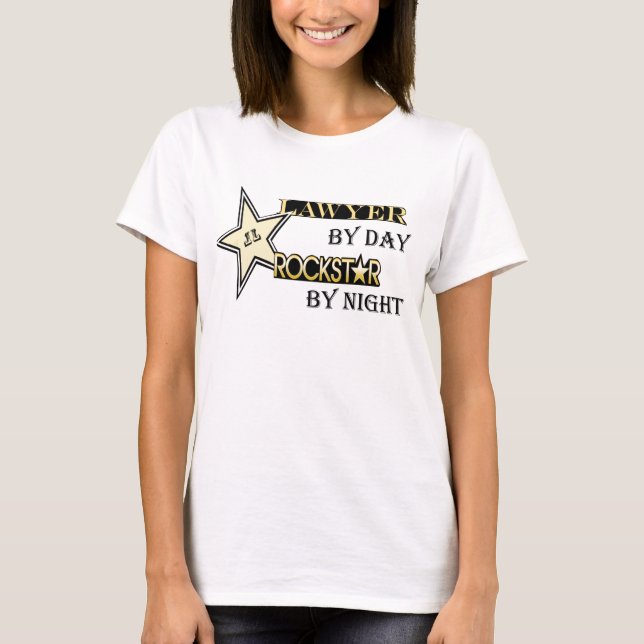 T-shirts Advogado de Rockstar (Frente)