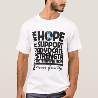 T-shirts Advogado hereditário do apoio da esperança do