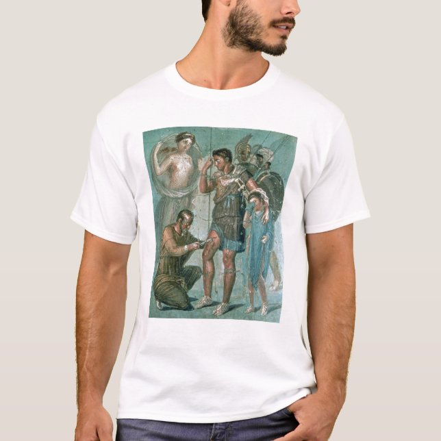 T-shirts Aeneas feriu, de Pompeii (Frente)