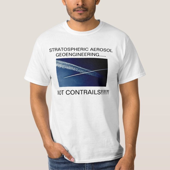 T-SHIRTS AEROSSOL ESTRATOSFÉRICO GEOENGINEERING ..... (Frente)