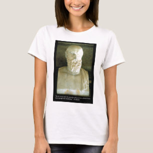 T-shirts Aeschylus "Provérbio Diz" Citação Presentes Camise