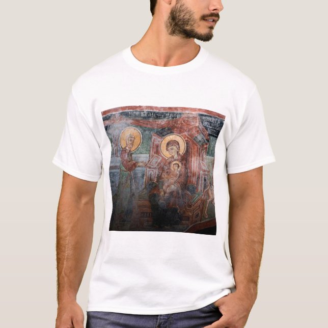 T-shirts Afrescos da Igreja Sérvia do Século XIV, 2 (Frente)