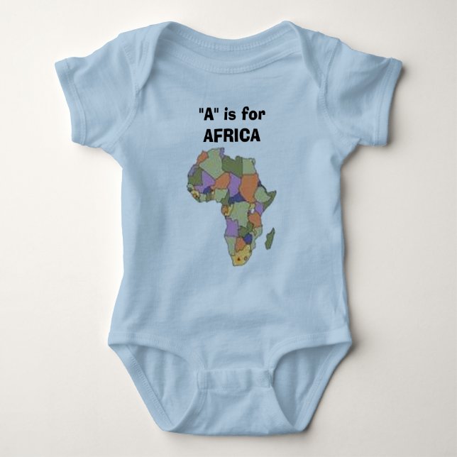 T-shirts AFRICA2, "A" é para ÁFRICA (Frente)