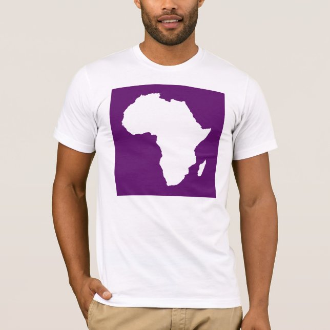 T-shirts África Austral Violeta (Frente)