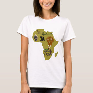 T-shirts África continente
