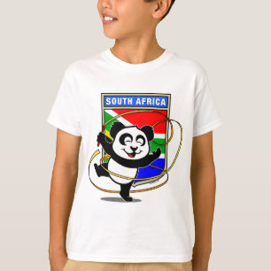 T-shirts África do Sul ginástica Rítmica Panda