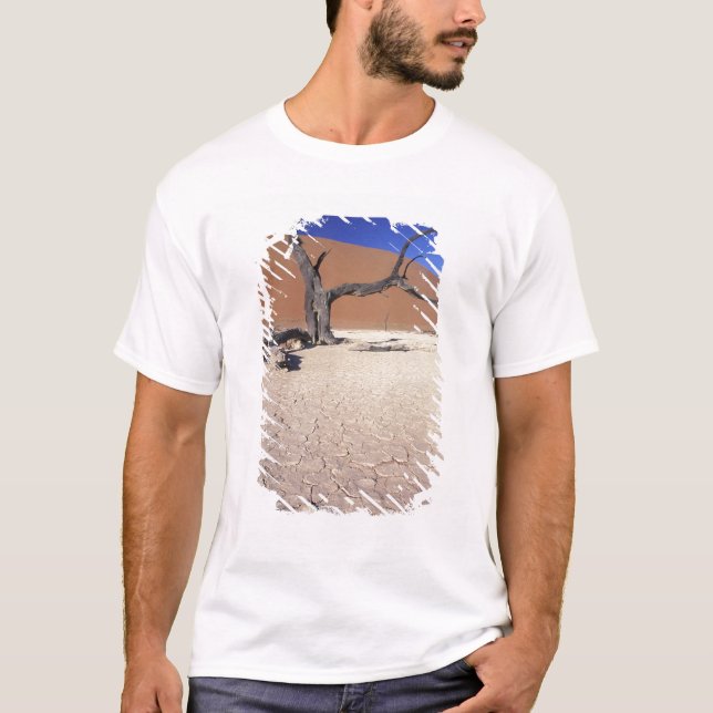 T-shirts África, Namíbia, região de Sossusvlei. Dunas de ar (Frente)