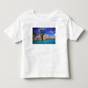 T-shirts África, Seychelles, Ilha La Digue. Granito