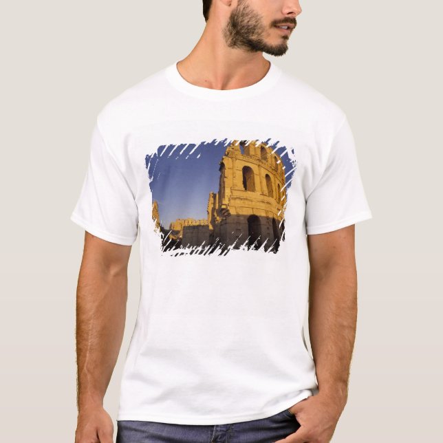 T-shirts África, Tunísia, El Jem. Ruínas de um romano (Frente)