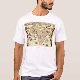 T-shirts AfricaPanoramic MapAfrica 2